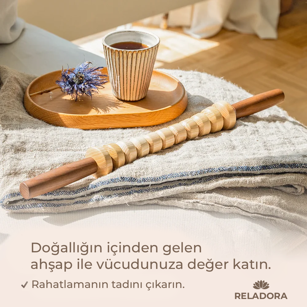 RelaDora™ | Ahşap Masaj Roller