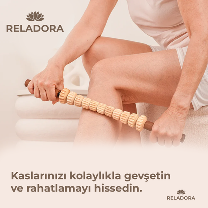 RelaDora™ | Ahşap Masaj Roller