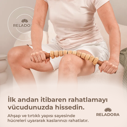 RelaDora™ | Ahşap Masaj Roller